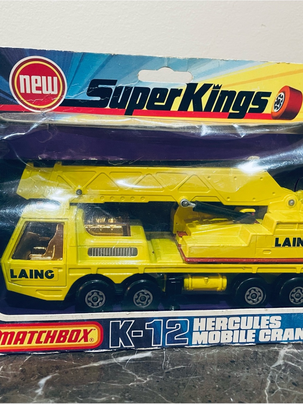 1974 Matchbox Super Kings K-12 Hercules Mobile Crane NWB